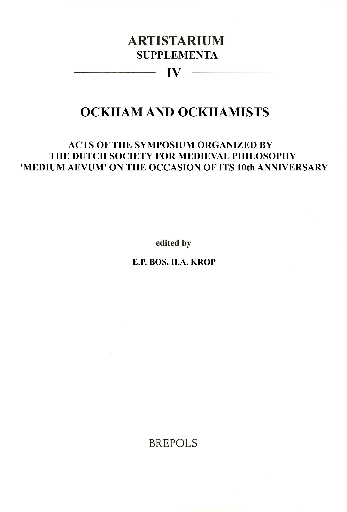 Ockham and Ockhamists