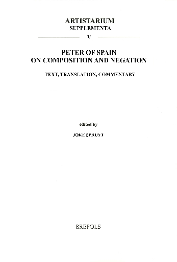 Peter of Spain on Composition and Negation