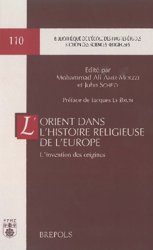 L'Orient dans l'histoire religieuse de l'Europe