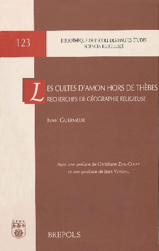 Les cultes d'Amon hors de Thèbes