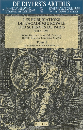 Les Publications de l'Académie Royale des Sciences de Paris (1666-1793)