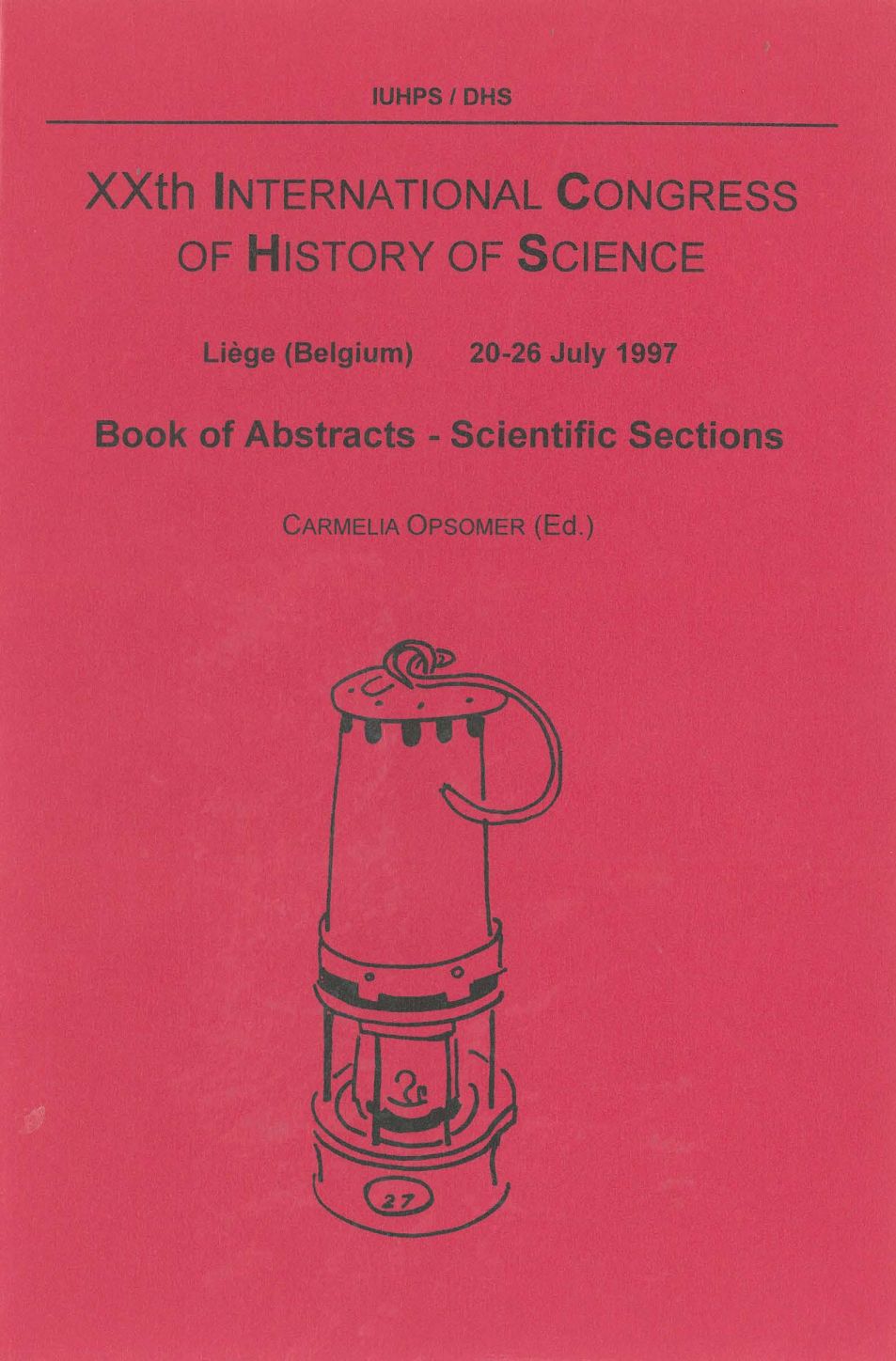 AIHS, XX INTERN. CONGRESS, SECTIONS