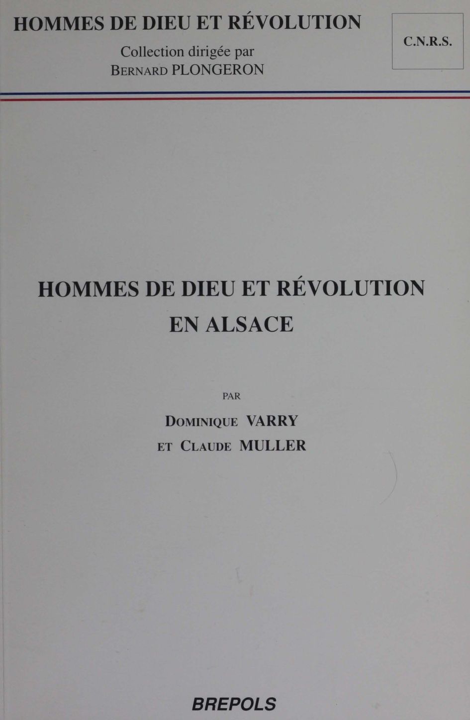 Hommes de Dieu et révolution en Alsace
