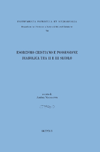Esorcismo cristiano e possessione diabolica tra II e III secolo