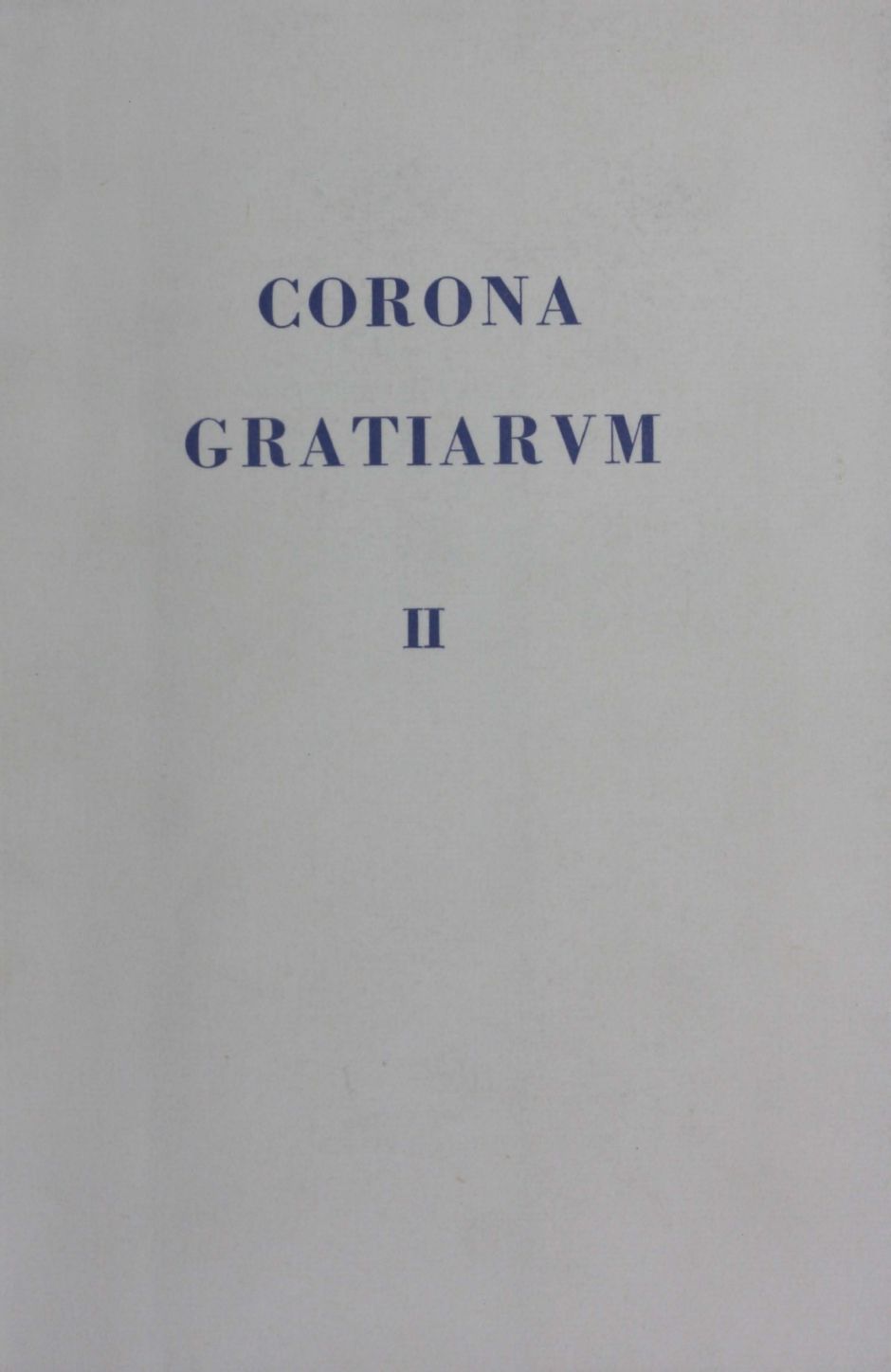 Corona gratiarum