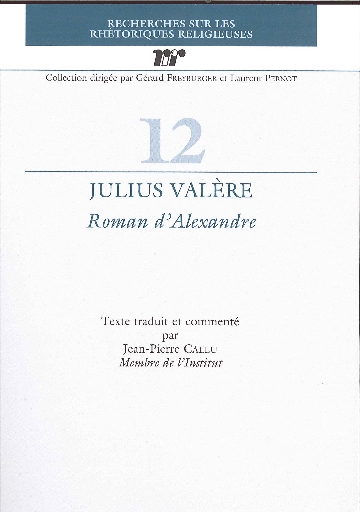 Julius Valère. Roman d'Alexandre