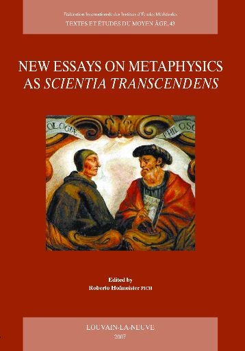 New Essays on Metaphysics as “Scientia Transcendens”