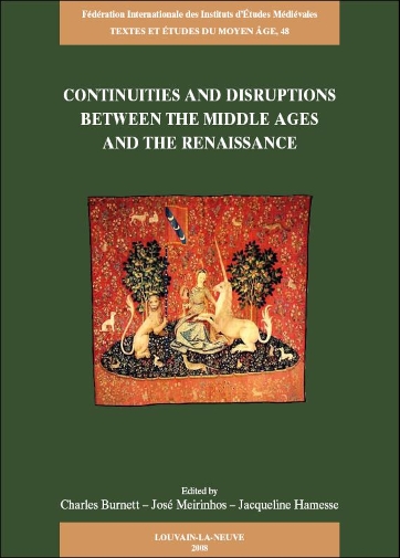 Continuities and Disruptions between the Middle Ages and the Renaissance