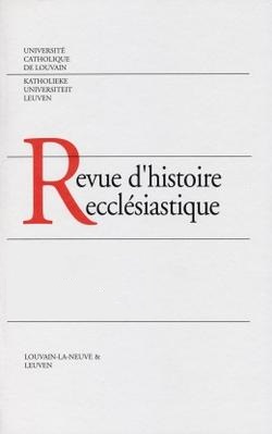 Revue d'Histoire Ecclésiastique